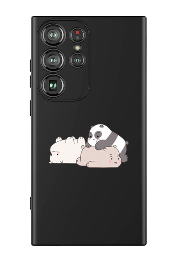 Theodor Protective Liquid Silicone Shockproof Case For Samsung Galaxy S24 Ultra (Black) - P&a friends