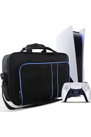 eWINNER Carrying Case for PS5/PS5 Pro/PS5 Slim, Multifunctional Travel Bag