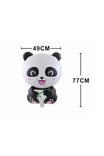 SDX Market Panda aluminum foil balloon, 49 cm x 77 cm