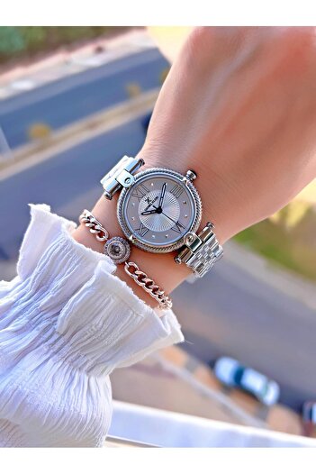 Daniel Klein Steel Cord 30 Mt Water Resistant Women Wrist Watch+Bracelet Byn.10953.1