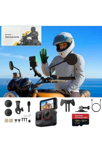 Insta360 Ace Pro 2 Motorsiklet Kiti (2 yıl Türkiye distribütörü garantili)