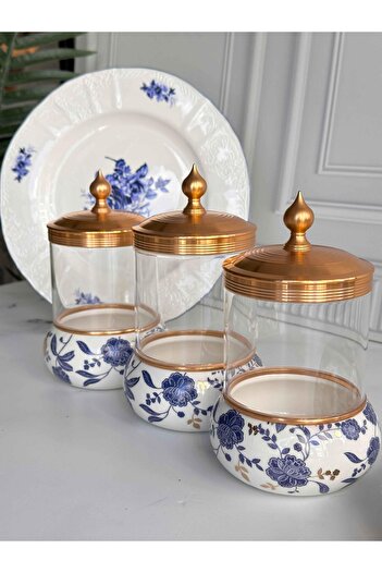 ROSSEV Blue Dream 3-Piece Spice Set Medium Size