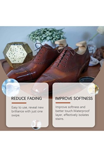 erorex Upgraded Dark Brown Leather Recoloring Balm & Color Restorer, Multipurpose Leather Dye Faded