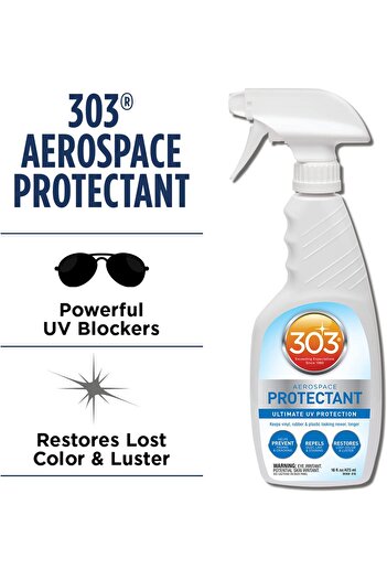 erorex 30308Csr Uv Protectant Spray Vinyl Plastic Rubber Fiberglass Leather & More – Dust Dirt Repellant -