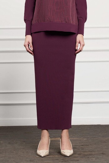 Nuss 013 Mercerized Pencil Skirt