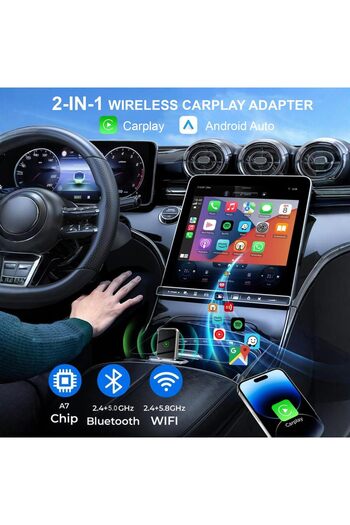 erorex محول Carplay اللاسلكي ومحول Android Auto اللاسلكي، 2 1 Plug Play Car Play OEM سلكي