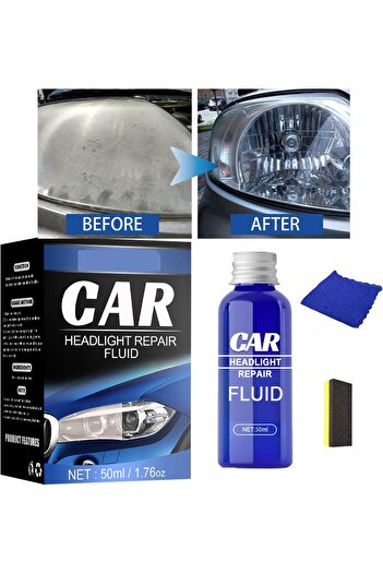 erorex Headlight Cleaner Restorer Kit,Car Headlight Repair Fluid, Headlight Polish, Headlight Restoration