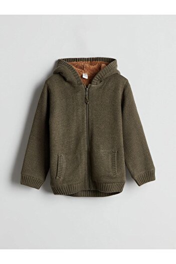 LC Waikiki Lcw Kids Hooded Baby Boy Knitwear Cardigan (W5)