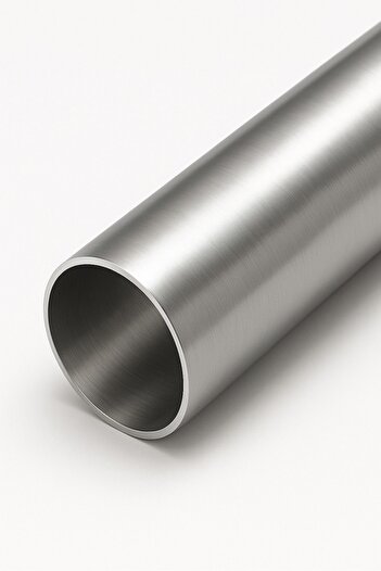 abcpaslanmaz Chrome Pipe 60 X 56mm - Length: 2 Meters - Stainless Steel