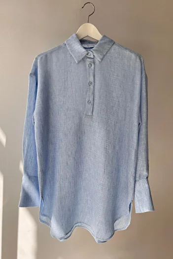 Touché Privé Shirt Collar Melange Tunic