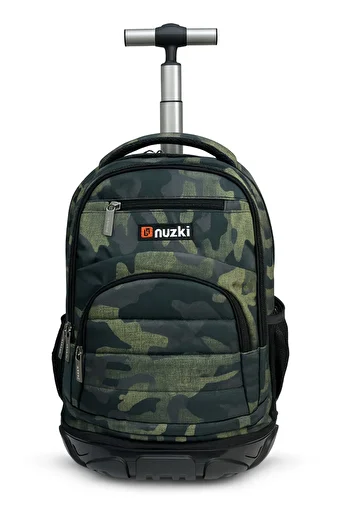nuzki Trolley School Bag, for Girls and boys Trolley Bag for Kids Travel ,Trolley multi useful , 16 inch