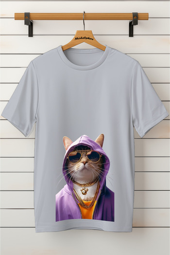 AR&YOS Printed Unisex Oversize T-Shirt Oversize