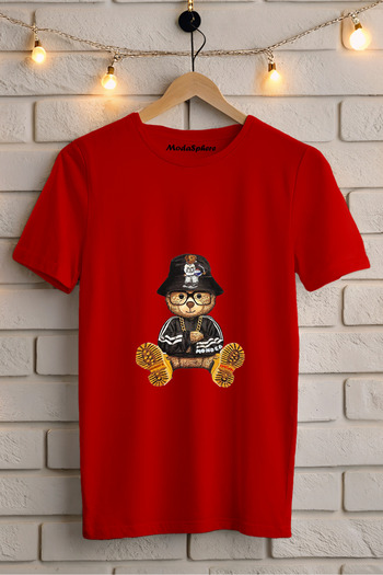 AR&YOS Printed Unisex Oversize T-Shirt Oversize