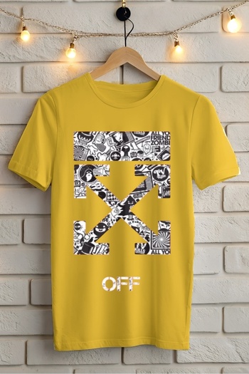 AR&YOS Printed Unisex Oversize T-Shirt Oversize