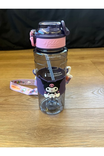 winingo Kuromi 800 ml Drawstring Luxury Water Bottle Flask