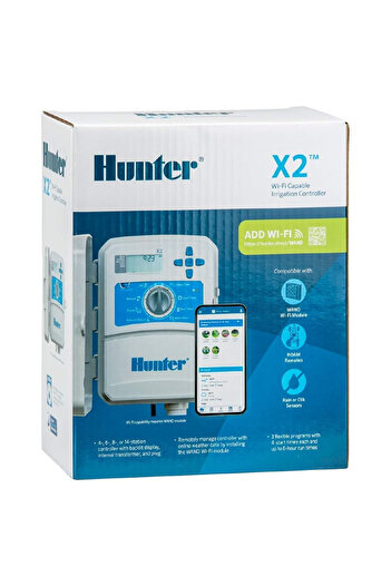 Hunter X2 Wi-Fi Capable 4 Station Irrigation Timer