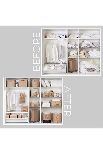 STOREMAX Sellbuyst Home Textile 2'Li Jute Box Set 33X30X33 cm Trendy 266450