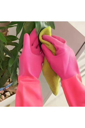 JuneThree Atigilan Dish & Cleaning Gloves Colorful Size L 33 cm