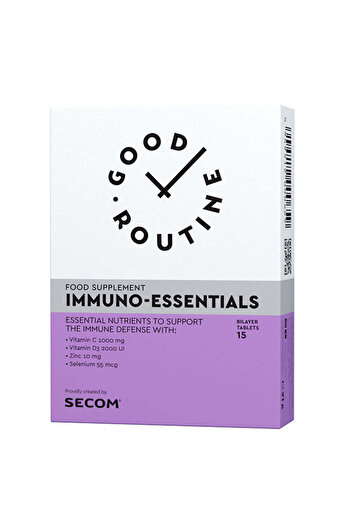 Secom Immuno-Essentials Good Routine, 15 Comprimate Dublu-strat,