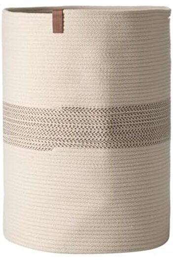 STOREMAX Polysight Concept Venus Laundry Basket Beige Ecru 35X35X45 Trendzap 467437