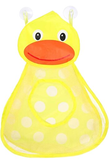 erorex Baby Bath Toy Organizer Cute Animal Shape Bathroom Toy Storage Net Bag Strong Suction Cups Keep