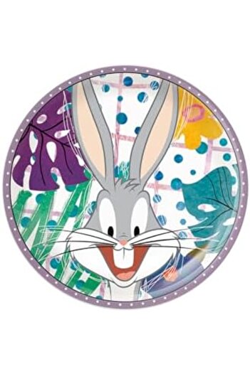 EGAN Looney Tunes Dessert Plate 19cm – Porcelain Plate for Looney Tunes Lovers – Microwave & Dis