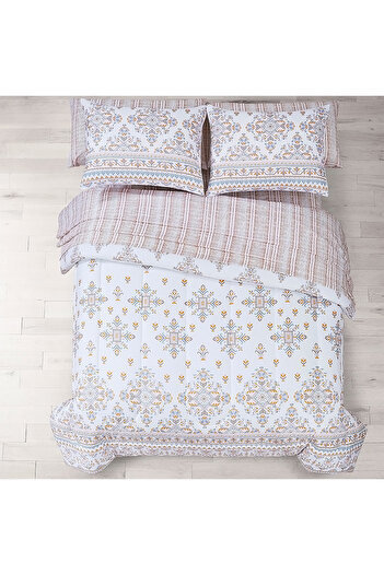 Bee Home Big One Iris Geo | 9-Piece Single Duvet Set