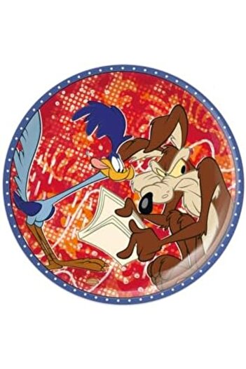 EGAN Looney Tunes Dessert Plate 19cm – Porcelain Plate for Looney Tunes Lovers – Microwave & Dis