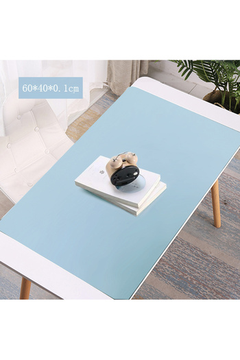 choice2 1Pcs 60x40cm Blue 60/40cm Oversized Food Grade Silicone Waterproof Placemat Heat Insulation Anti-Ski