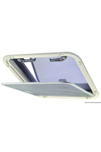 OSCULATI Trapa Lewmar cu Inel, Model 18, Culoare Alba, Culoare Fildes