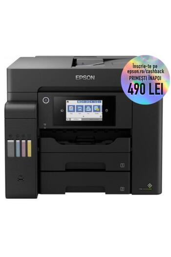 EPSON Multifunctional L6550, A4, Fax, 32 ppm, Duplex, ADF, Network, Wireless, CISS
