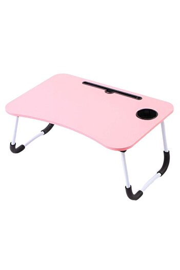 Generic Multipurpose Laptop And Tablet Table Pink 60 x 40cm