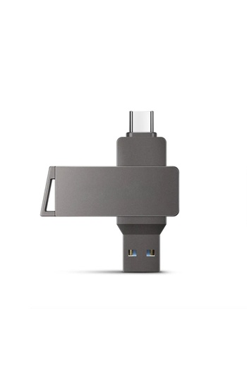 SKYDDAR INNOVATION USB 3.0 and Type-C Memory Stick, Dual-Interface, 32GB, High Speed FlashDrive, sticker set, Gray