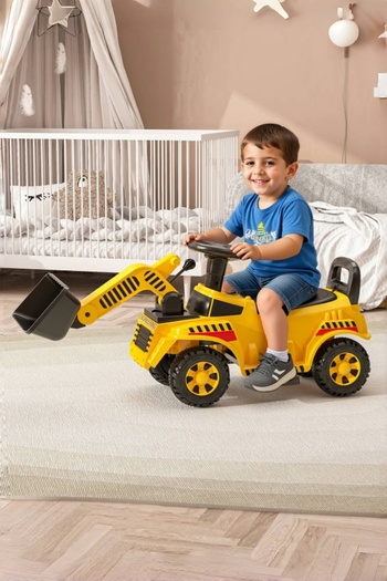 Sheinhome Electric Ride-On Car for Toddlers, Construction Bulldozer Toy Gift Kids