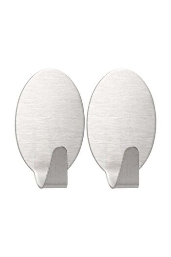 Wenko 2-Piece Maxi Hook Set Silver