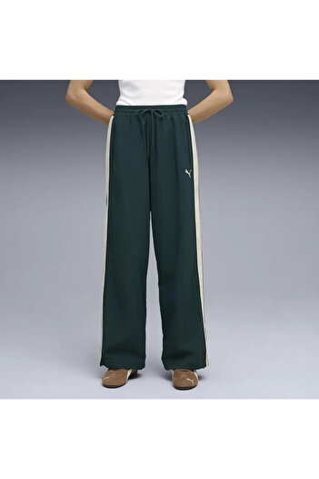Puma T7 Oversized Track Pants Yeşil Erkek Eşofman Altı
