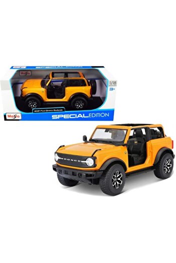 Maisto Ford Bronco Badlands 2021 Orange - 1/18