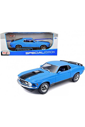 Maisto Ford Mustang Mach 1 1970 (blue) - 1/18