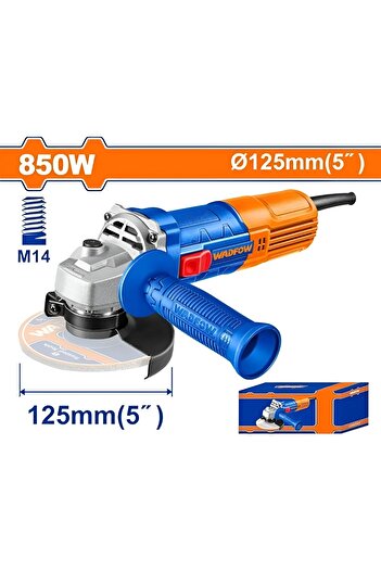 WADFOW Angle Grinder WAG15851, 850 watt, 220-240V, 12000 RPM , 125 mm Disc Diameter