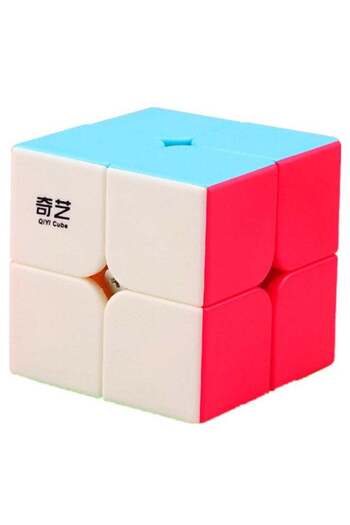 Generic مكعب سحري بدون ملصقات Qiyi S 2x2 من CuberSpeed