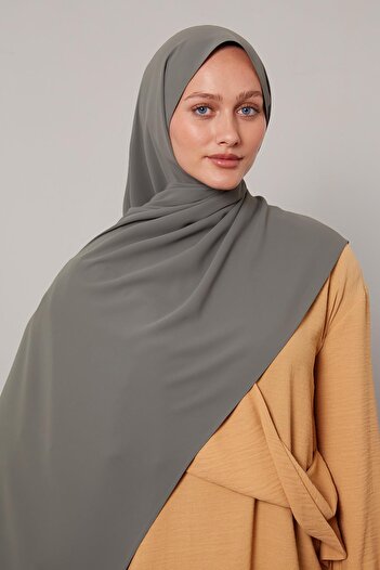 Levidor Khaki Plain Trend Shawl