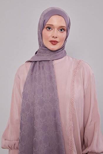 Levidor Lila Tuğra Desen Grazia Şal