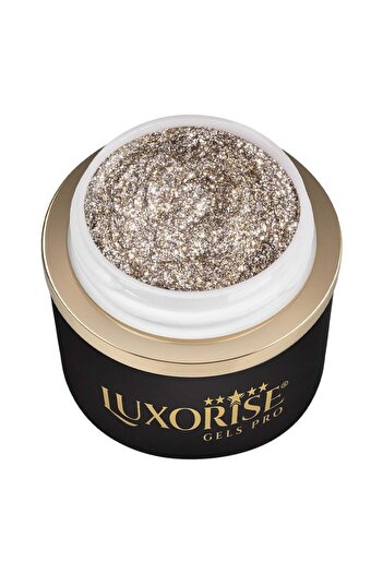 LUXORISE Gel de design 3D - Royal Glitz, Bronz Vintage 5ml