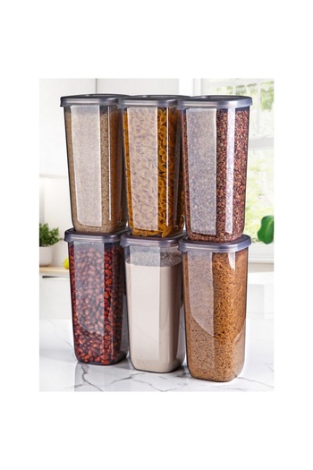 UnicUtil Set 6 recipiente alimentare , UnicUtil, Lightweight Durable, Antracit