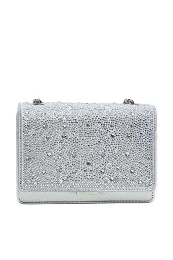 Steve Madden Women's Musaa Silver Handbag