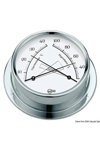 Barigo Hygrothermometer White Regatta