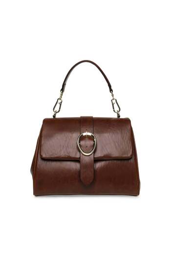 Steve Madden Women's Bengine Brown/Gold Handbag