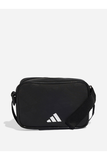 adidas Logo Print Cross Body Bag with Zip Closure