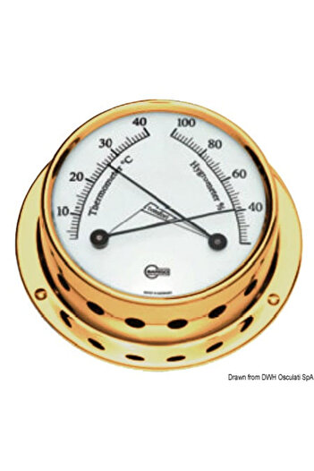 Barigo Hygrothermometer Tempo S Polished