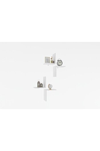 UnicUtil Rafturi perete, Elegant Build, UnicUtil, 28 x 31 x 19 cm, Alb